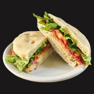 Arabe de Pollo Queso y Tomate